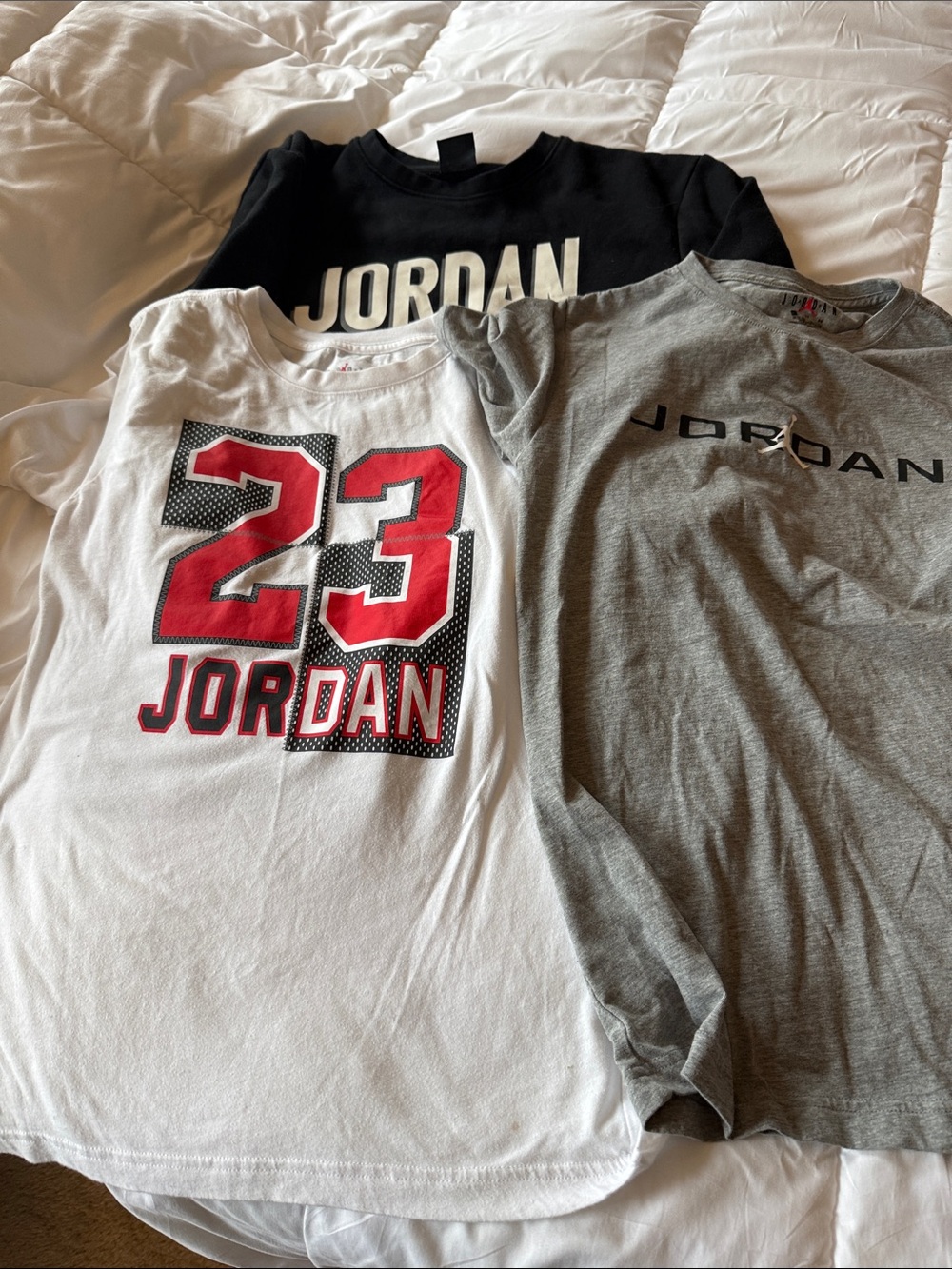 Jordan 3-Pack Tee and crew sweatshirt Set